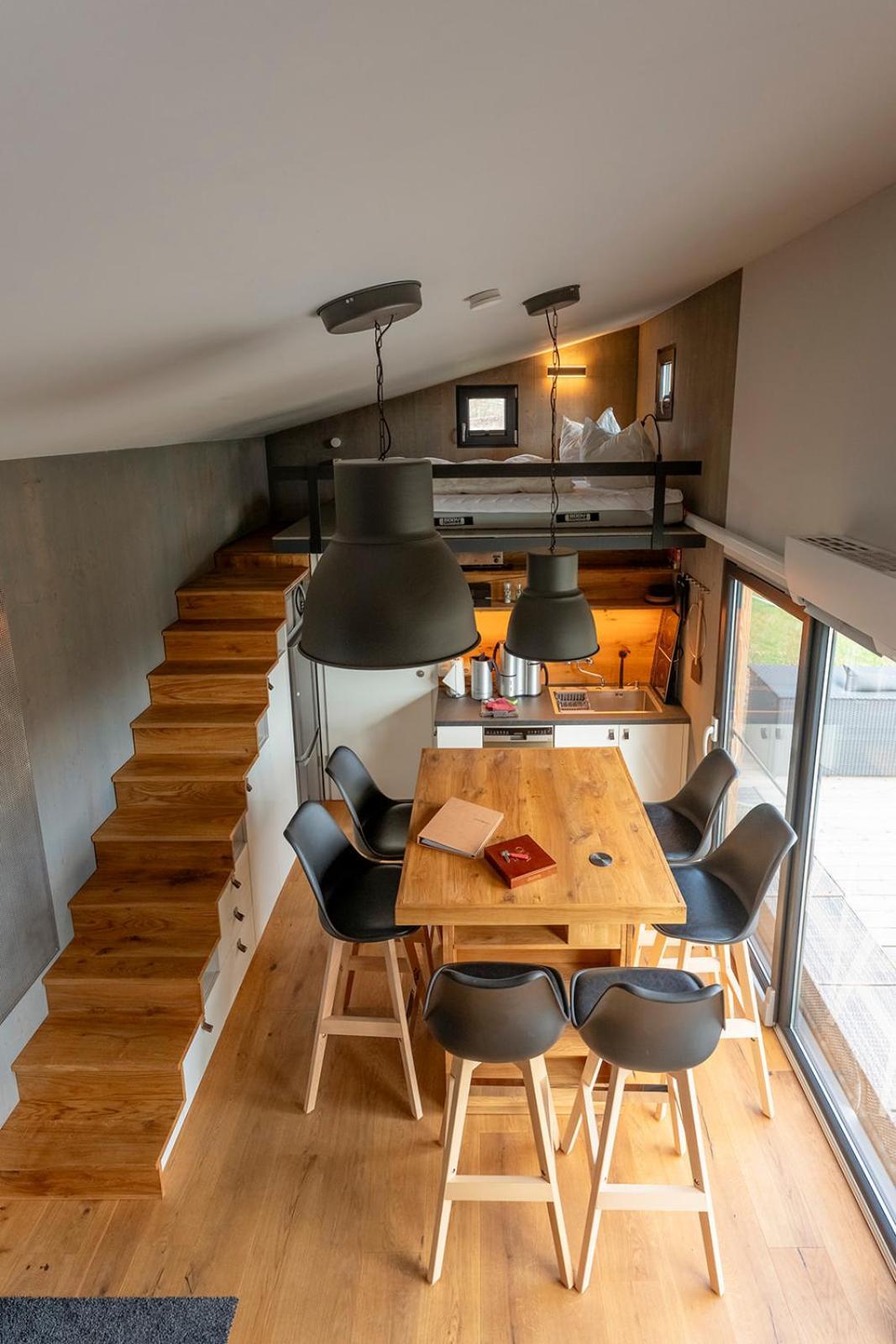 הוילה Großharthau Tinyhousebeidresden 3 Fuer 2 - 7 Personen, Naehe Saechsische Schweiz, Dresden, Mit Badeteich מראה חיצוני תמונה