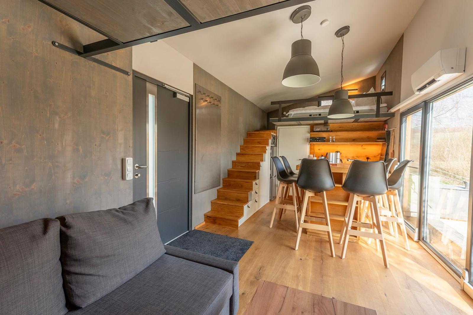 הוילה Großharthau Tinyhousebeidresden 3 Fuer 2 - 7 Personen, Naehe Saechsische Schweiz, Dresden, Mit Badeteich מראה חיצוני תמונה